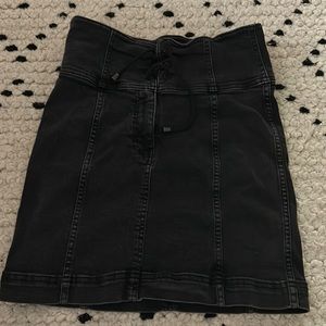 Free people mini skirt great condition really cute on